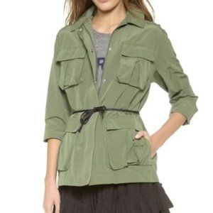Elizabeth And James Utility Chore Jacket Coat Women's Small Green Designer
